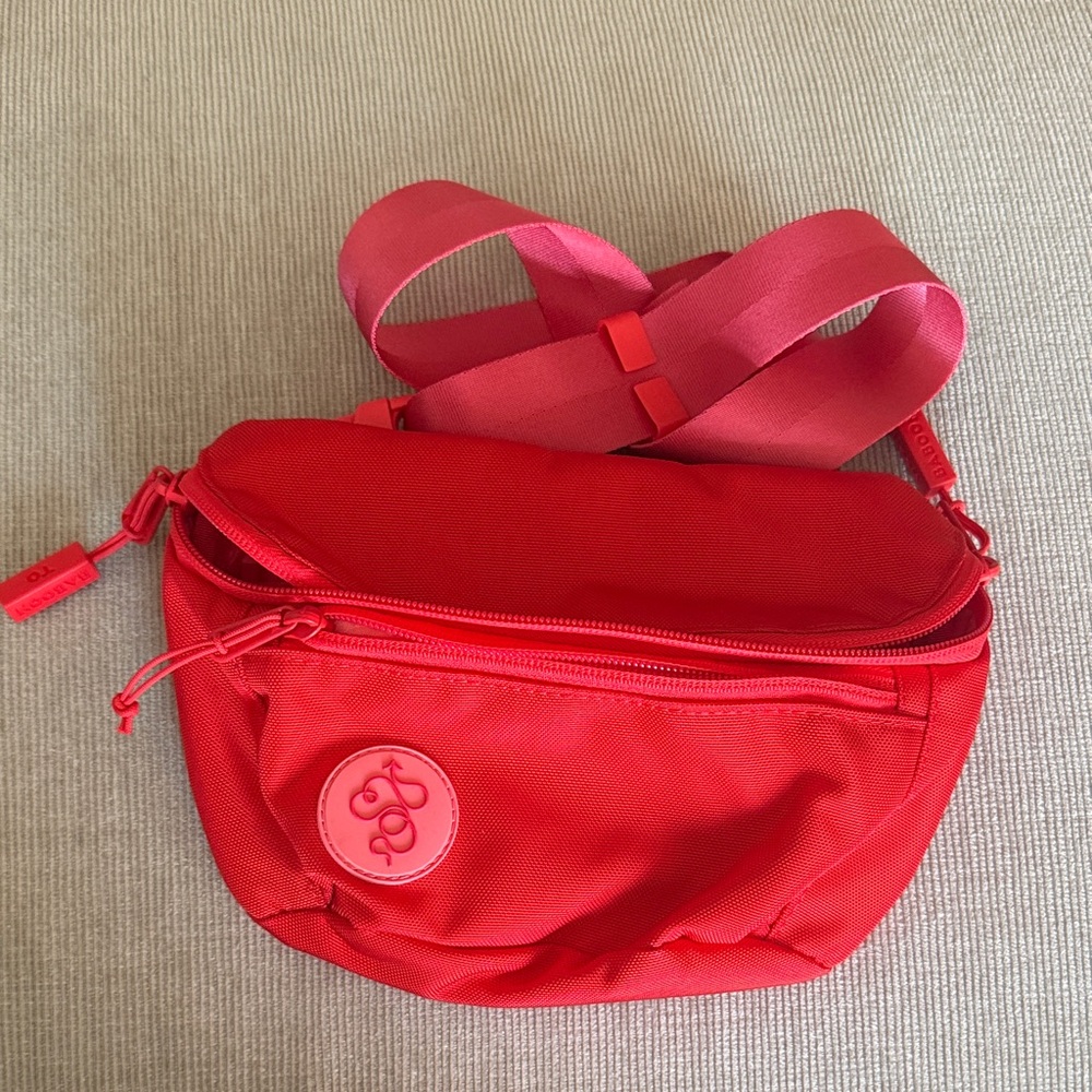 Baboon to the Moon Red Crossbody Sling Bag